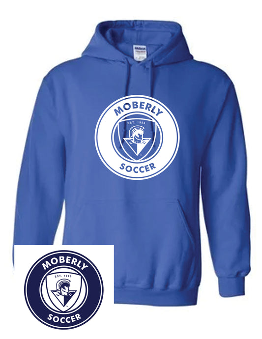 Front Pocket Hooded Sweatshirt Blue