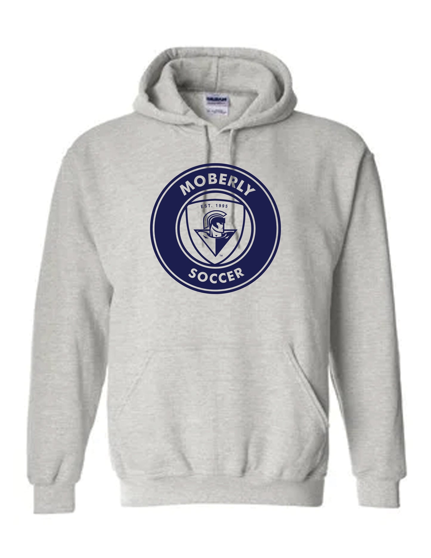 Front Pocket Hooded Sweatshirt White