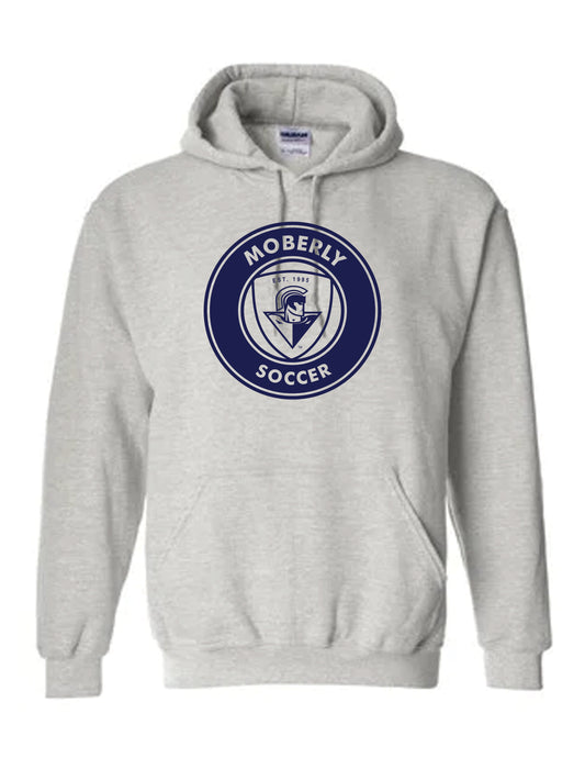 Front Pocket Hooded Sweatshirt White