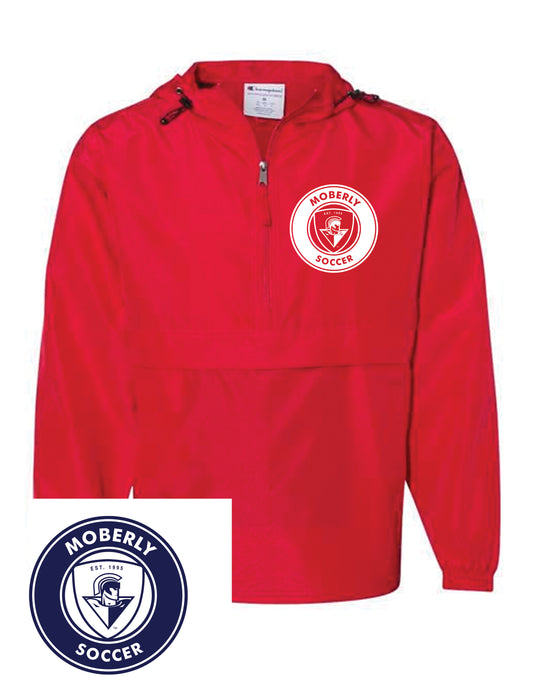 1/4 Zip Pullover / Red