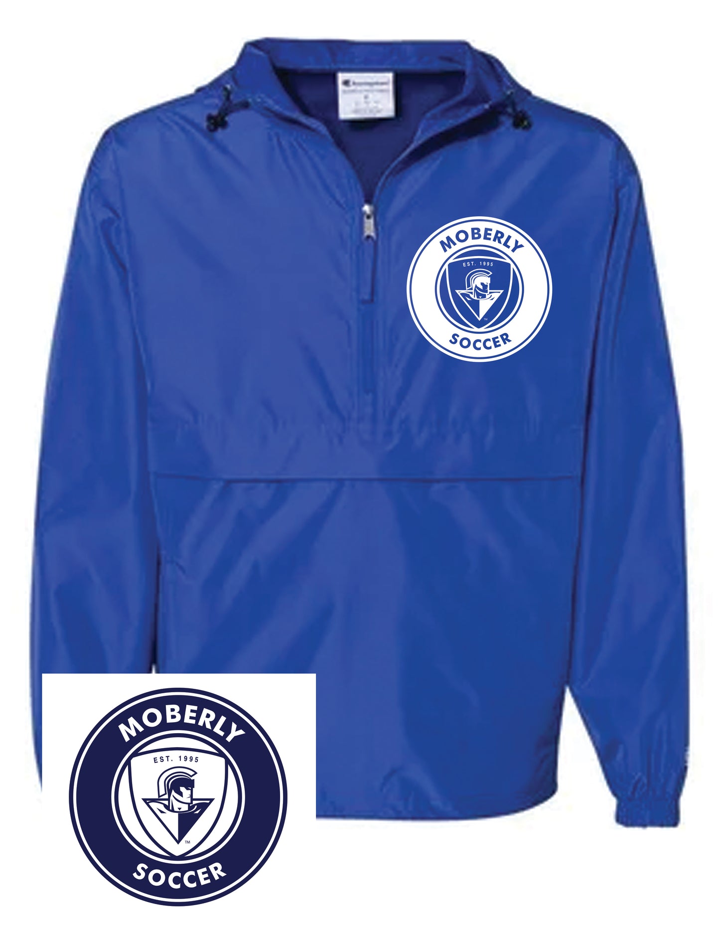 1/4 Zip Pullover / Blue