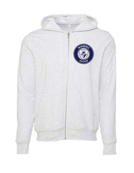 Unisex Sponge Fleece Full-Zip Hoodie Sweatshirt